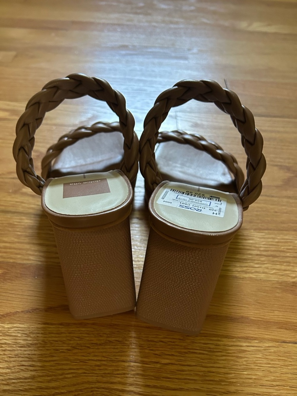 Dolce Vita Women's Braided Slide Sandals in Brown Size 9 - Picture 3 of 9
